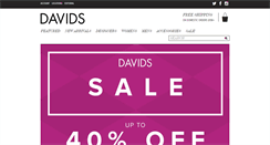 Desktop Screenshot of davidsfootwear.com